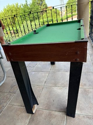 Mesa Multijuegos Futbolín, Billar y más