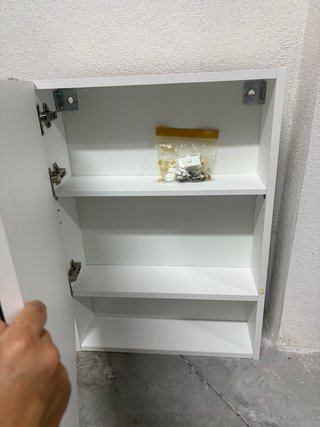 Armario baño estrecho espejo