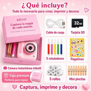 NUEVO! Cámara Fotos Instantánea Infantil Niños