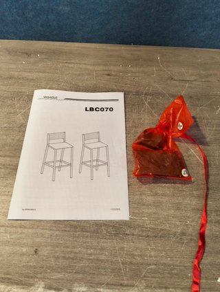 Juego de 2 Taburete de Bar VASAGLE LBC070B01