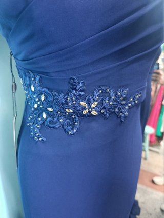 Vestido de fiesta azul