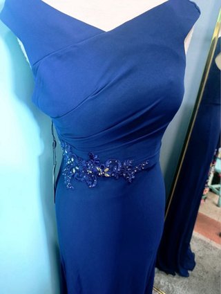 Vestido de fiesta azul
