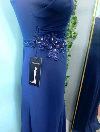 Vestido de fiesta azul