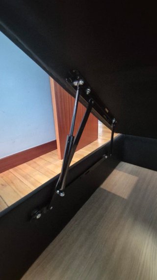 Canapé 90cm tela y madera
