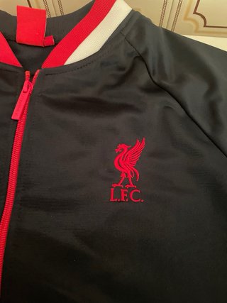 Chaqueta Liverpool Entrenamiento azul y roja