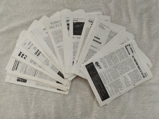 Lote 47 Números Periódico Mundo Obrero año 1976