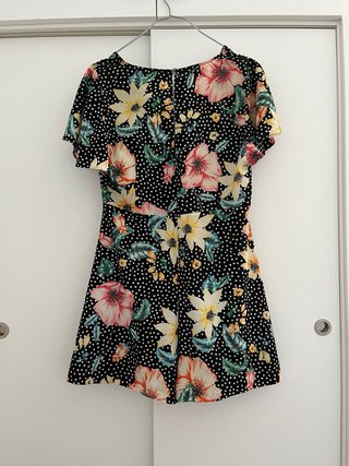 Mono corto Zara floral