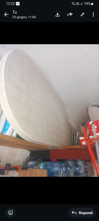 Tavolo da giardino in plastica dura