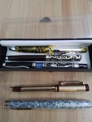 Lote 5 penne stilografiche design premium