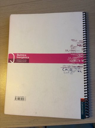 Química inorgánica nomenclatura y formulación ;...
