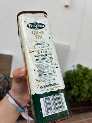 Lata Aceite Oliva Vintage Fragata