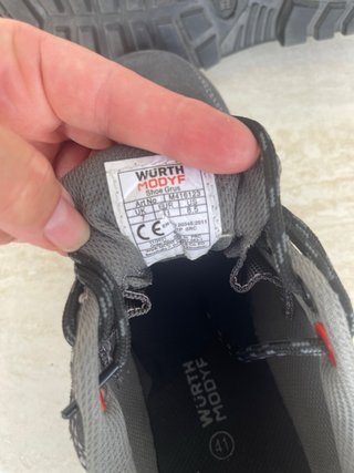 Zapatos Seguridad Wurth Modyf Talla 41 Gris