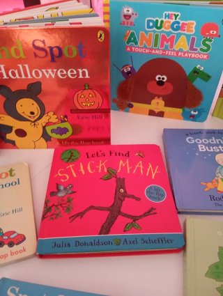 Various English toddler books,lift flap,touch feel