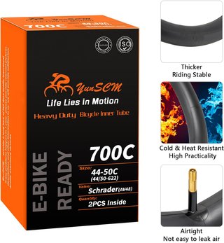 2 Cámaras de Aire 700C AV48mm