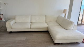 Sofá Roche Bobois Piel Blanca 2009