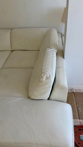 Sofá Roche Bobois Piel Blanca 2009