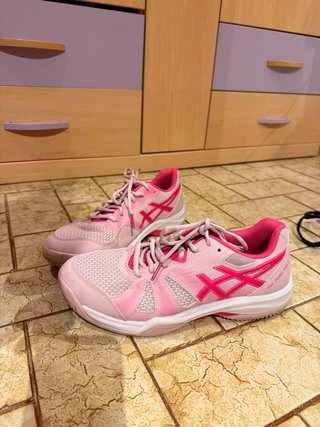 Zapatillas Padel Asics Mujer Rosa