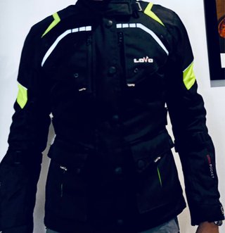 Chaqueta Moto Lovo Talla XS Negra