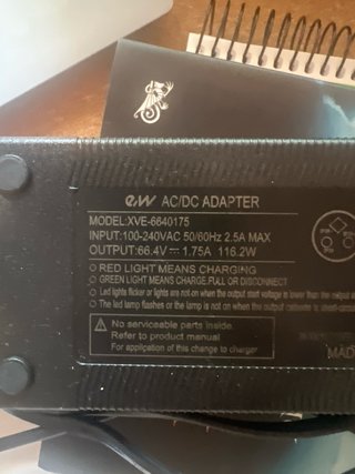 Cargador nuevo Dualtron Víctor Luxeri