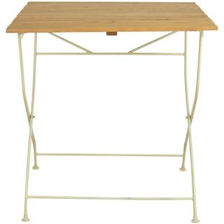 Mesa Jardín Plegable Madera Acacia 78cm
