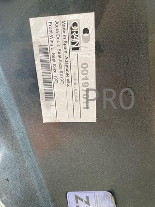Aleta Seat Ibiza 6K usada