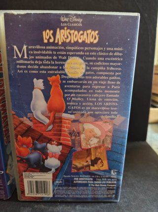 Lote VHS Disney Classici