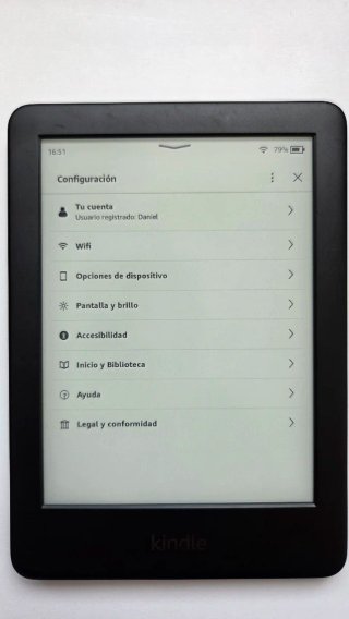 Kindle 10ª Gen con luz Negro
