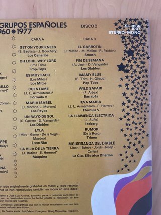 Doble LP Grandes Grupos Españoles 1960-1977