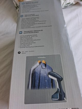 Plancha de Vapor Vertical Portátil SOGO SS-6305