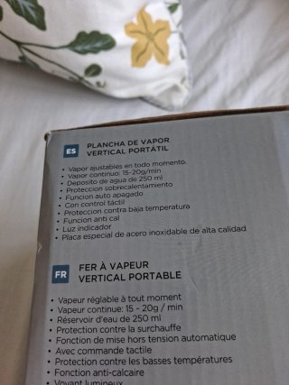 Plancha de Vapor Vertical Portátil SOGO SS-6305