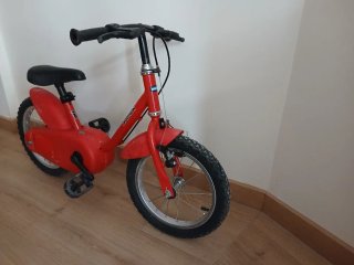 Bicicleta Infantil Roja Decathlon