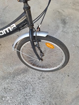 Bicicleta Moma Plegable Negra
