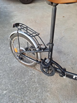 Bicicleta Moma Plegable Negra