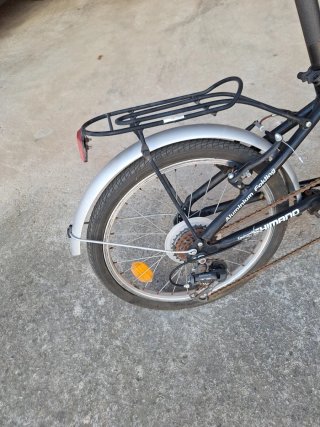 Bicicleta Moma Plegable Negra
