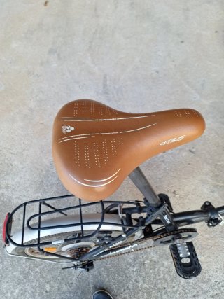 Bicicleta Moma Plegable Negra