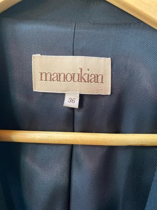 Americana Manoukian Negra Talla 36