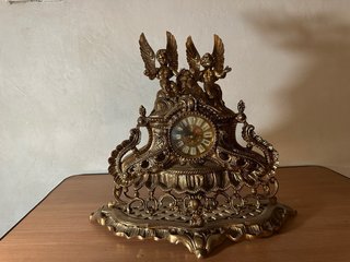 Reloj Bronce Querubines Vintage