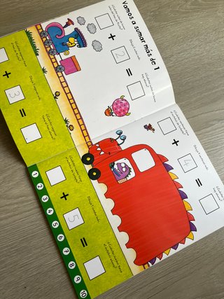 Libro pizarra Usborne Aprendo a sumar y restar +5