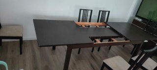 Mesa Comedor Extensible 175cm + 6 Sillas