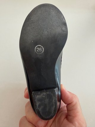 Tacones Flamenco Niña Negros