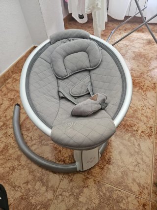 Hamaca bebé gris
