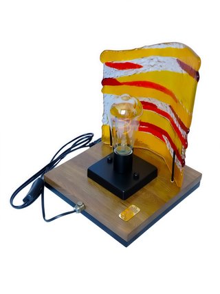 Lampada Vetro Colorato GlassTower