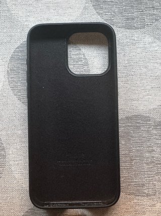 Funda Silicona Negra iPhone 15 Pro Max