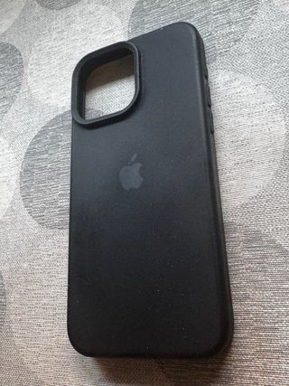 Funda Silicona Negra iPhone 15 Pro Max