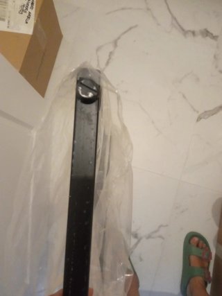 Pata mueble baño Coycama negra y cristal