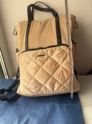 Mochila Munich Beige y Negra