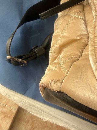 Mochila Munich Beige y Negra