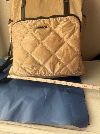 Mochila Munich Beige y Negra