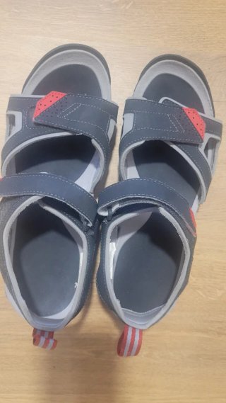 Sandalias deportivas chico azul y rojo