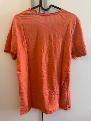 Camiseta Jack & Jones naranja estampado